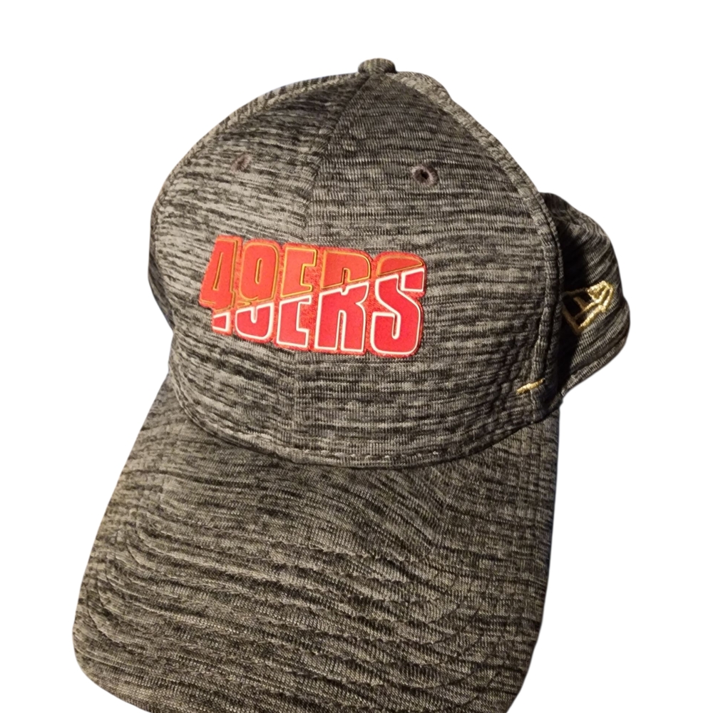 New Era Black and Red 49ers Cap